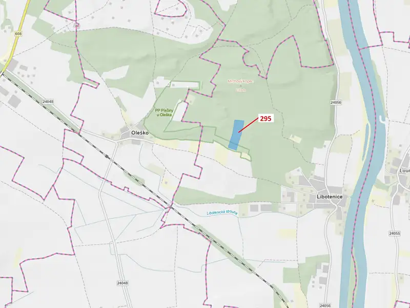 Dražba lesa 33642 m², Libotenice – náhled fotky 1