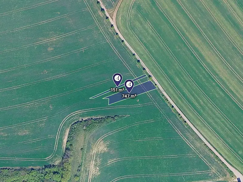 Prodej pole 898 m², Židlochovice – náhled fotky 1