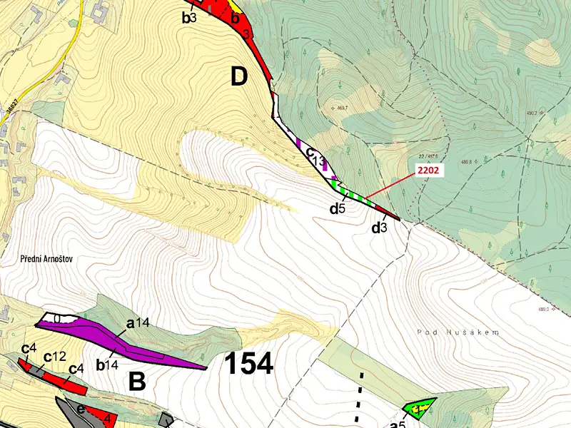 Dražba lesa 1919 m², Městečko Trnávka – náhled fotky 3