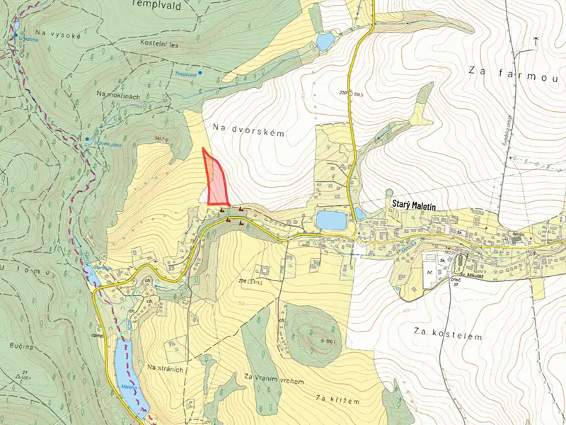 Prodej pole 14751 m², Maletín – náhled fotky 2