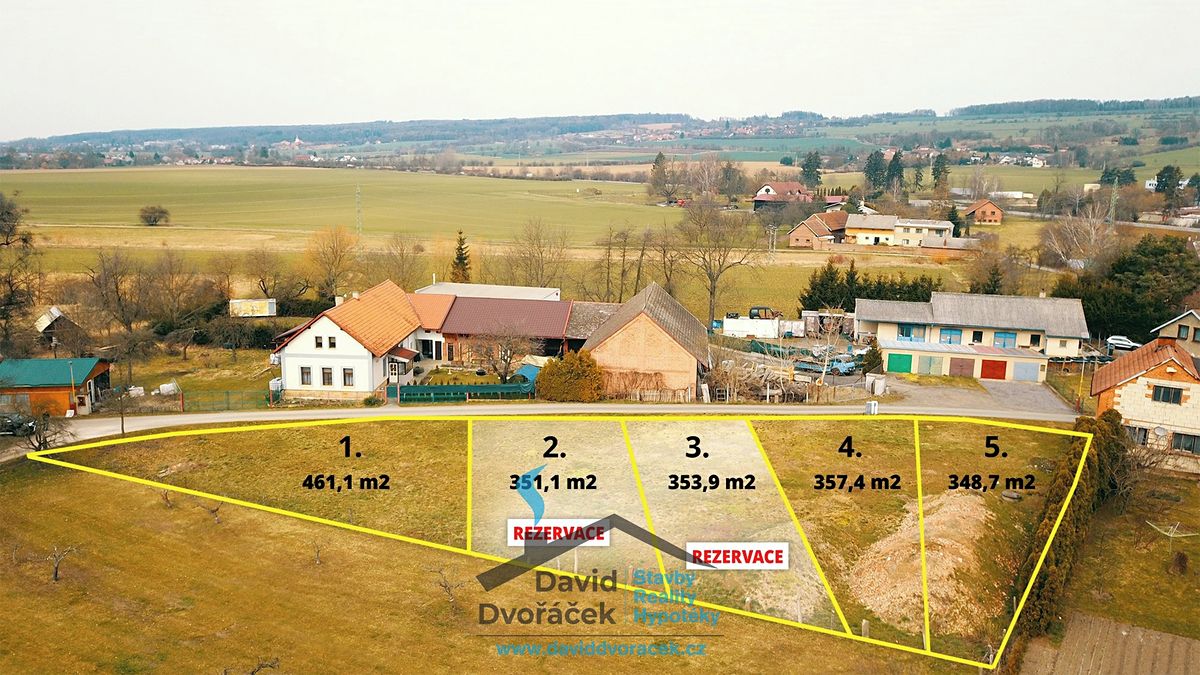 Prodej stavebního pozemku 351 m², Hořice – fotka 1 z 3