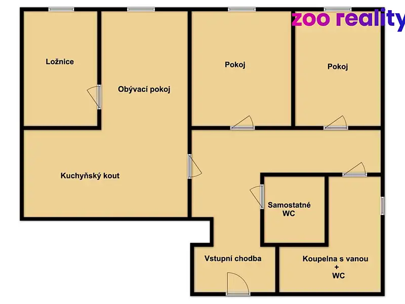 Prodej bytu 4+kk 71 m², Trutnov – náhled fotky 1