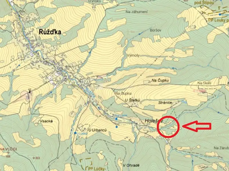 Prodej louky 8970 m², Růžďka – náhled fotky 1