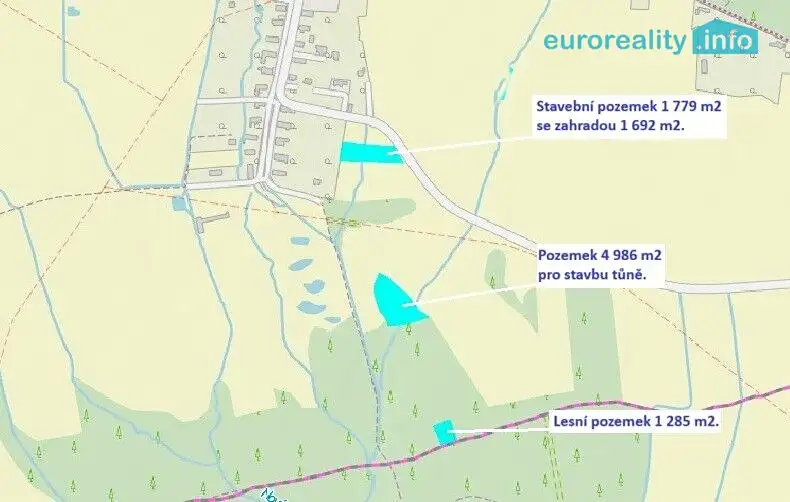 Prodej pozemku 10061 m², Nepomuk – náhled fotky 1