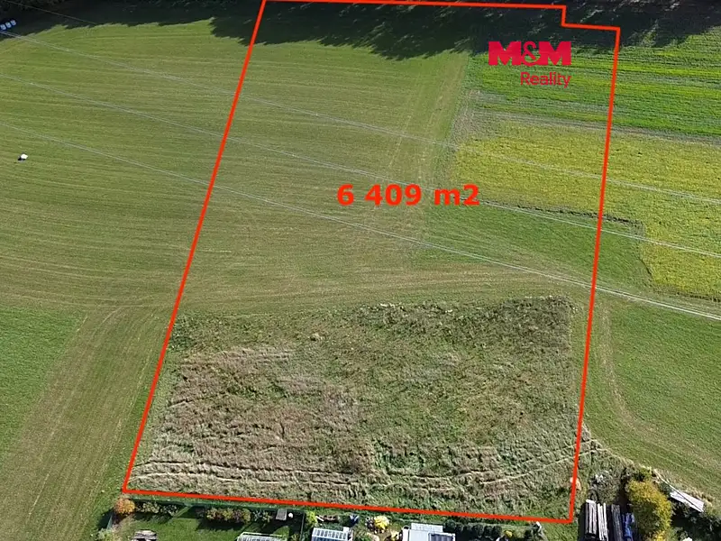 Prodej stavebního pozemku 6409 m², Řehenice – náhled fotky 1