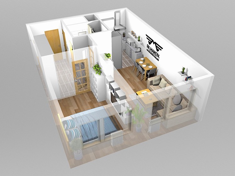 Квартира 2+kk на продаж, 44 м² (19 з 21)