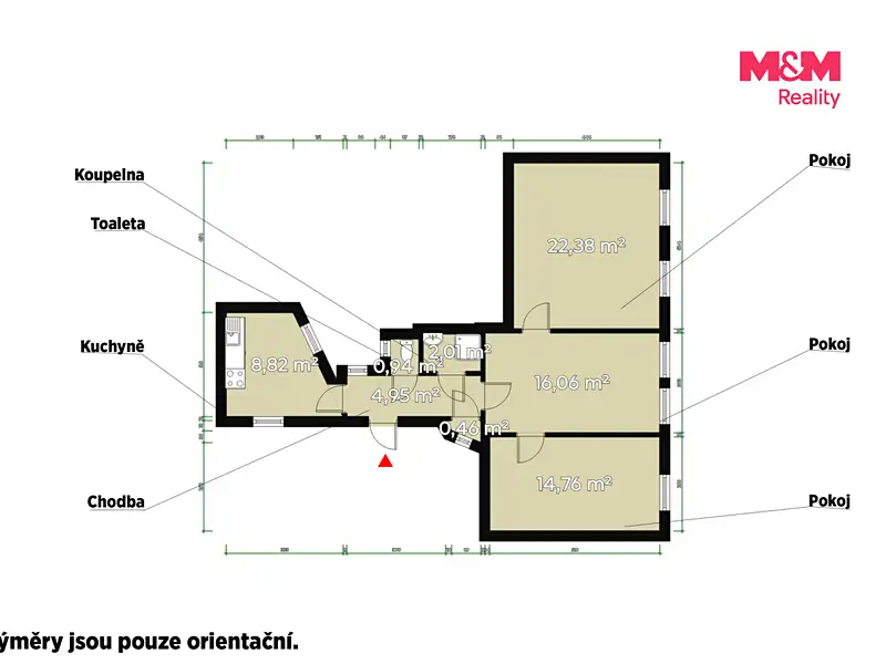 Pronájem bytu 3+1 71 m², Plzeň – náhled fotky 2