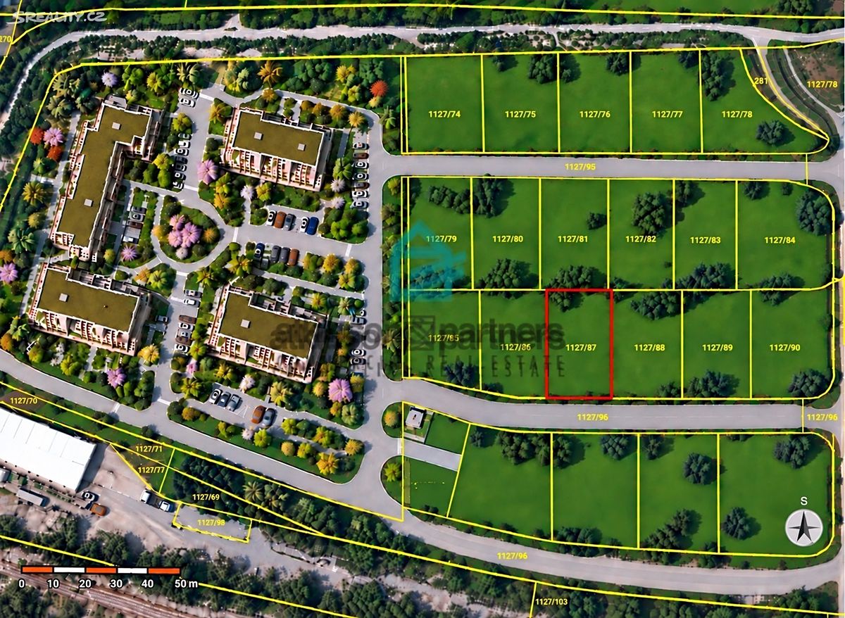Prodej stavebního pozemku 941 m², Hluboká nad Vltavou – fotka 1 z 3