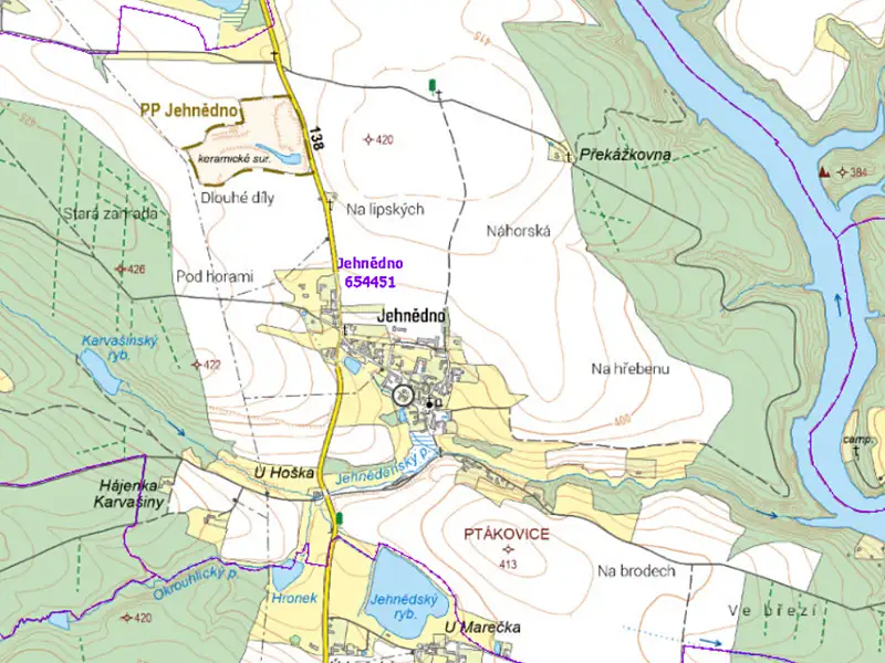 Prodej pole 26614 m², Albrechtice nad Vltavou – náhled fotky 2