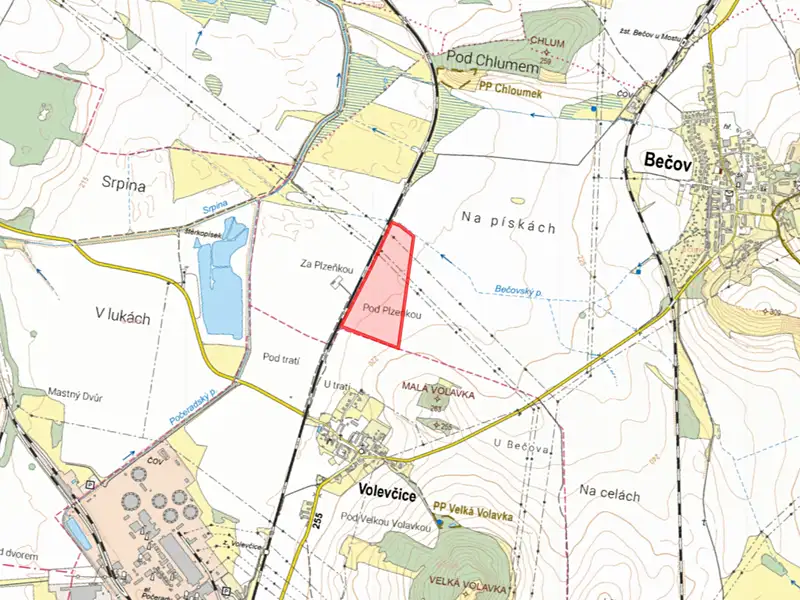 Prodej pole 12008 m², Bečov – náhled fotky 2