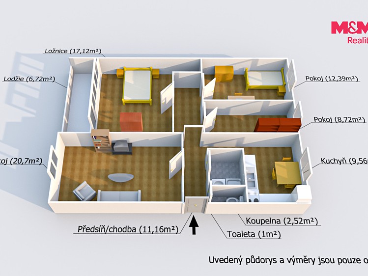 Prodej bytu 4+1, 82 m² (12 z 21)