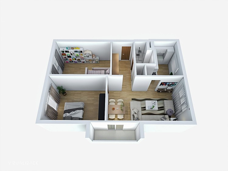 The 3+1 flat for sale, 76 m² (33 of 34)