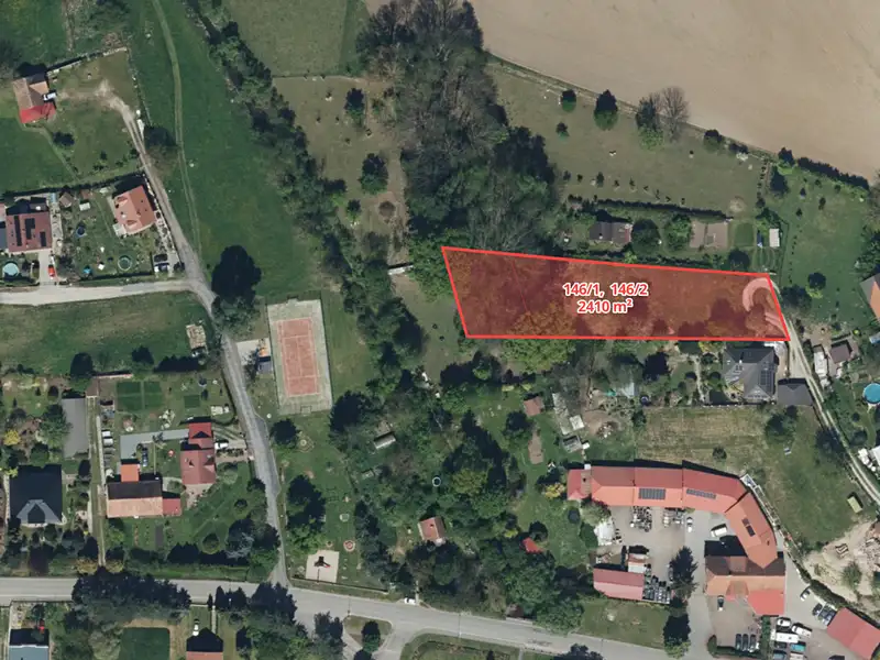 Prodej stavebního pozemku 2410 m², Barchov – náhled fotky 2