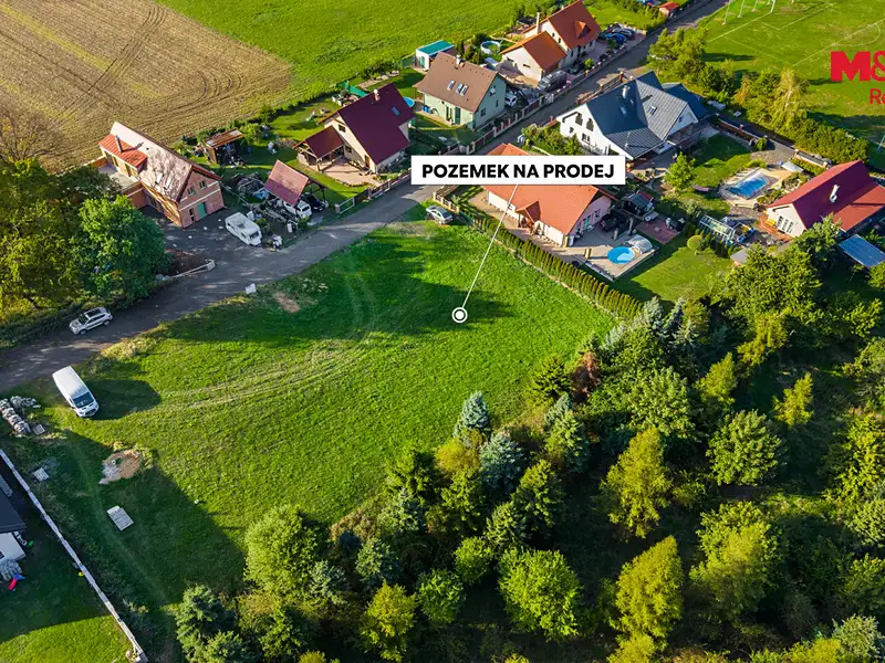 Prodej stavebního pozemku 1067 m², Řehlovice – náhled fotky 2