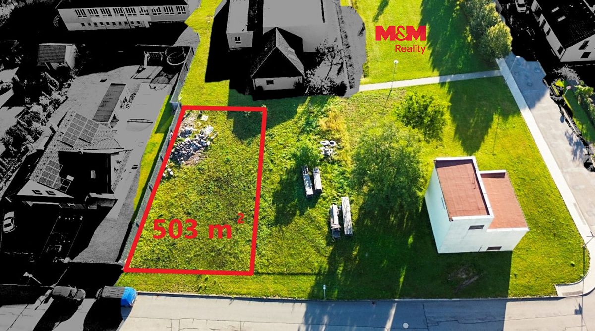 Prodej stavebního pozemku 503 m², Nasavrky – fotka 1 z 3