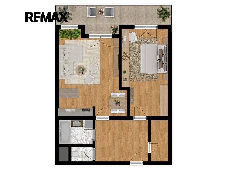 Pronájem bytu 2+kk, 70 m² (14 z 17)