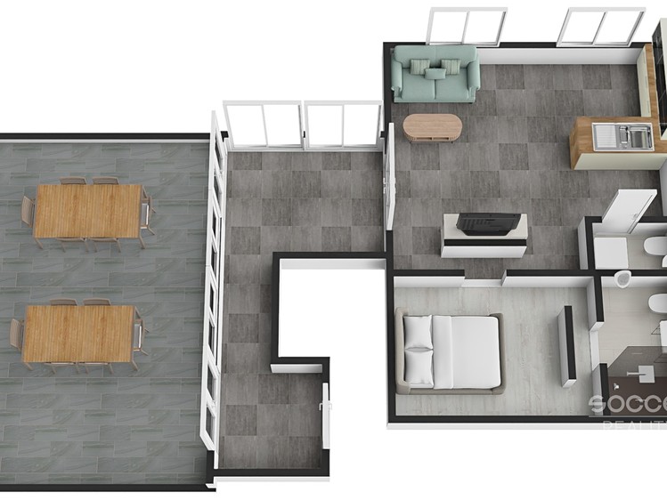 Wohnung 2+kk zur Miete, 52 m² (7 von 25)