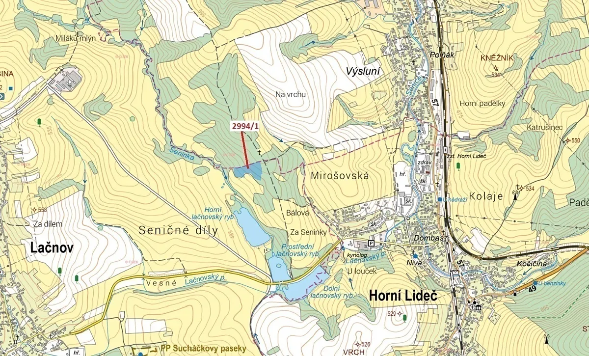Dražba lesa 15135 m²