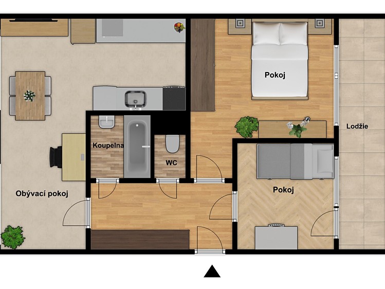 Prodej bytu 3+kk, 62 m² (10 z 12)
