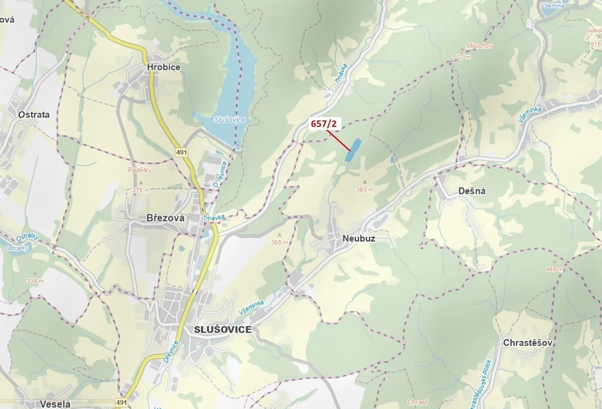 Dražba lesa 22874 m²