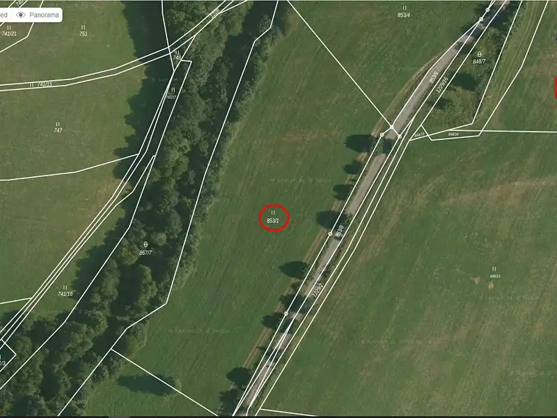Prodej pole 9092 m², Podkopná Lhota – náhled fotky 2