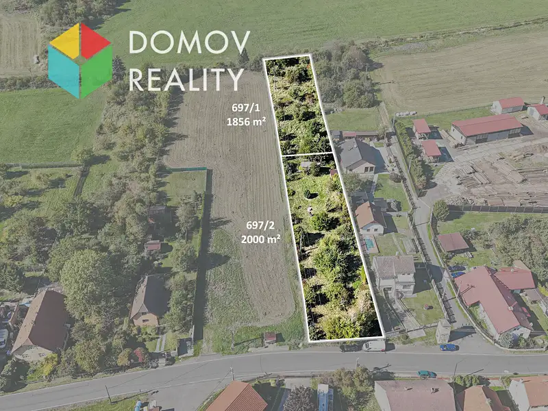Prodej stavebního pozemku 3856 m², Běštín – náhled fotky 3