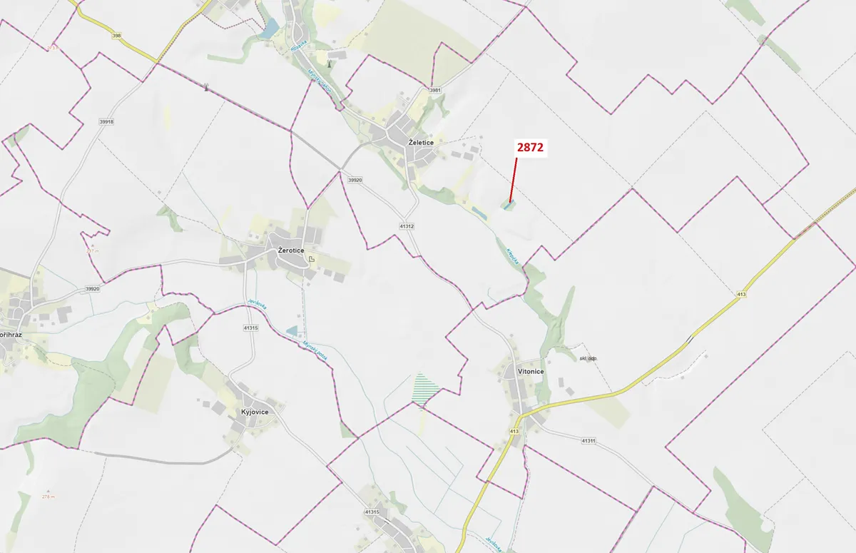 Dražba lesa 1391 m²