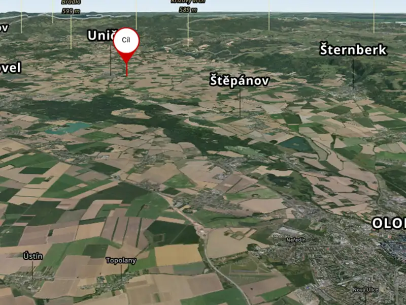 Prodej stavebního pozemku 2858 m², Uničov – náhled fotky 2