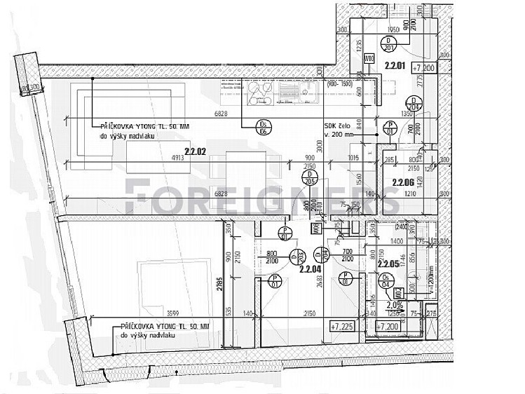 Pronájem bytu 2+kk, 50 m² (11 z 12)