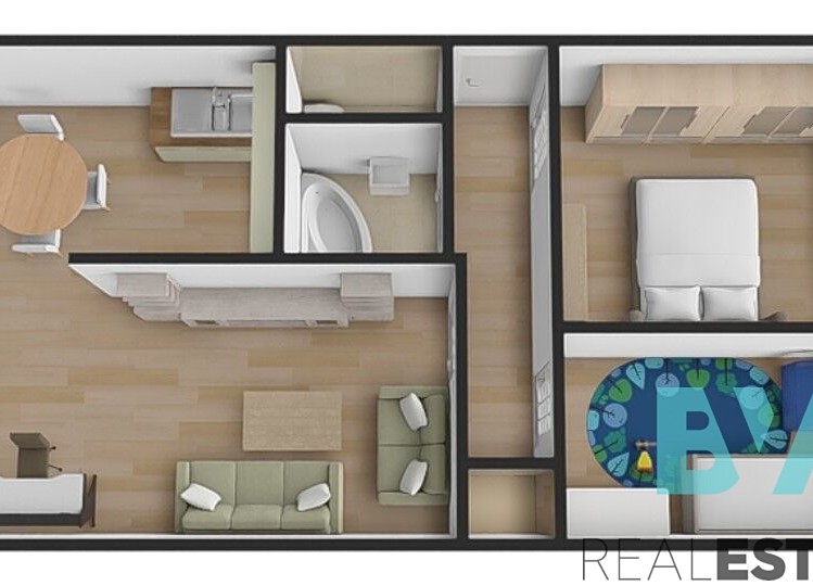 Квартира 3+1 в оренду, 68 м² (36 з 37)
