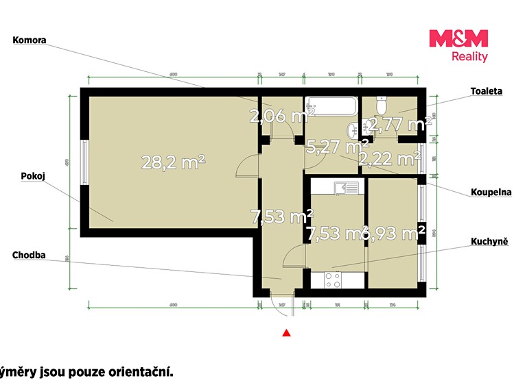 Квартира 1+1 в оренду, 65 м² (2 з 18)