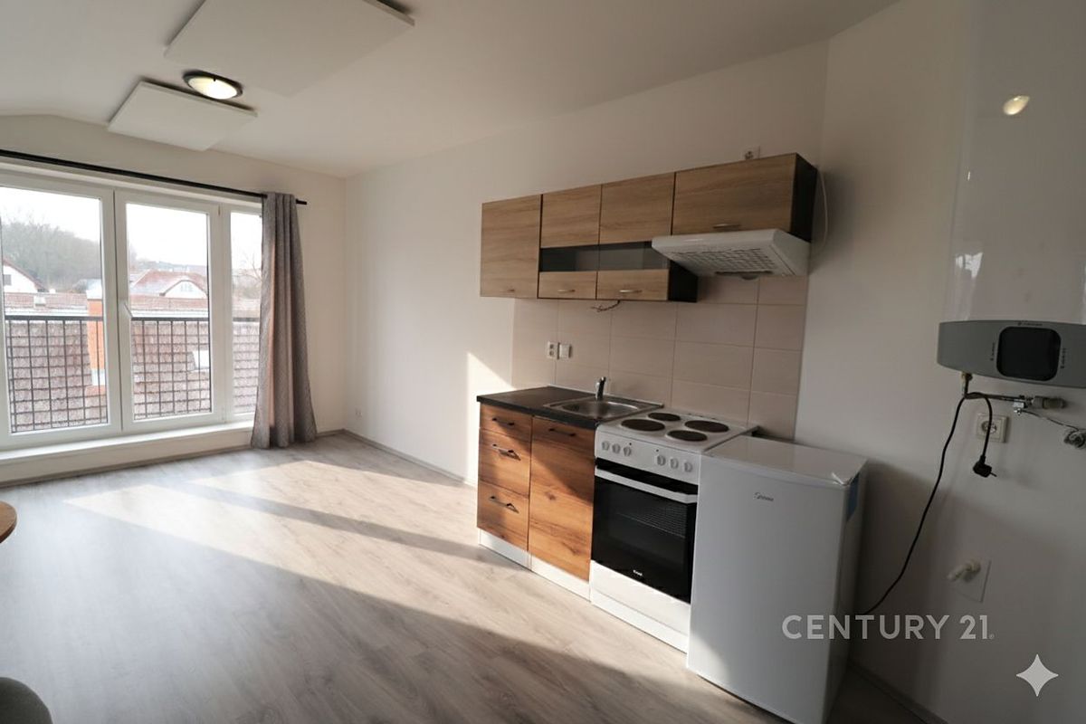 Pronájem bytu 1+kk 22 m², Škvorec – fotka 1 z 3