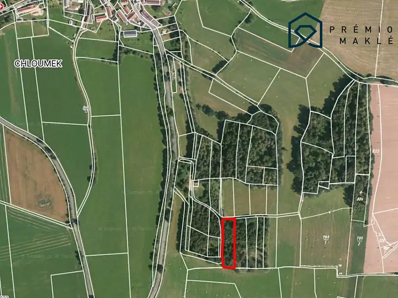Prodej lesa 2066 m², Kasejovice – náhled fotky 1