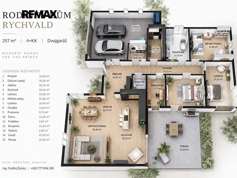 Prodej rodinného domu 258 m², pozemek 2700 m², Rychvald – náhled fotky 2