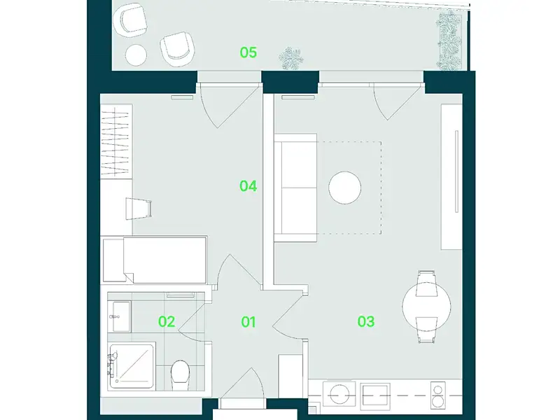 Prodej bytu 2+kk 40 m², Brno – náhled fotky 2