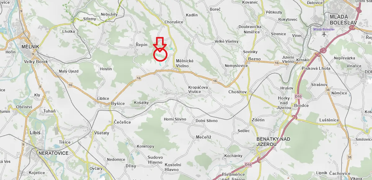 Prodej lesa 4059 m²