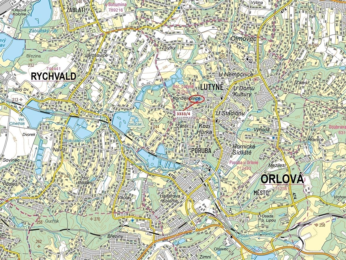 Dražba lesa 11452 m², Orlová – fotka 1 z 3