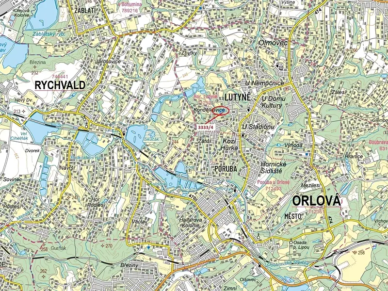 Dražba lesa 11452 m², Orlová – náhled fotky 1