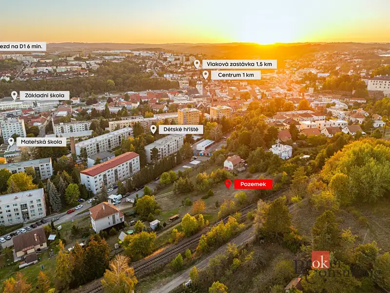 Prodej stavebního pozemku 2190 m², Velké Meziříčí – náhled fotky 3