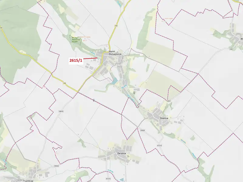Dražba lesa 478 m², Horní Dunajovice – náhled fotky 1