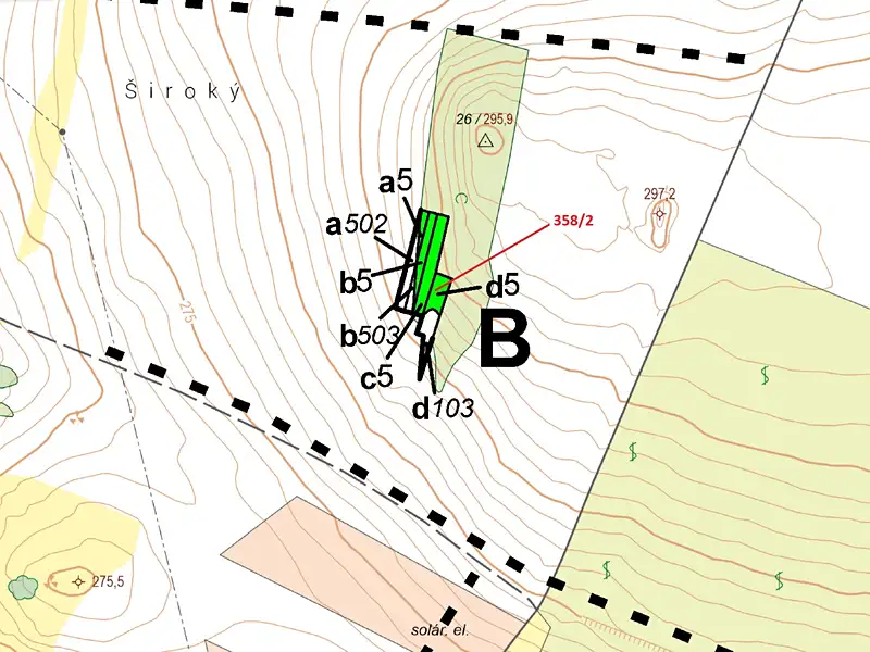 Dražba lesa 573 m², Horní Dunajovice – náhled fotky 3