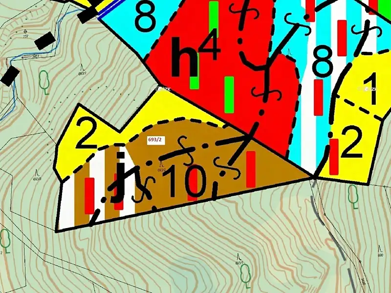 Dražba lesa 7364 m², Lačnov – náhled fotky 3