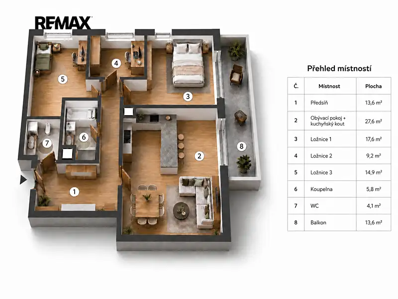 Prodej bytu 4+kk 92 m², Praha – náhled fotky 2