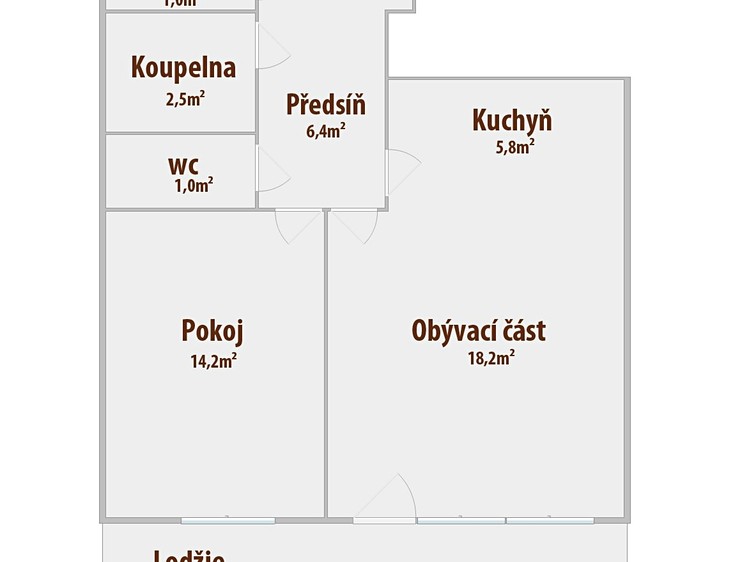 Квартира 1+1 на продаж, 49 м² (3 з 11)