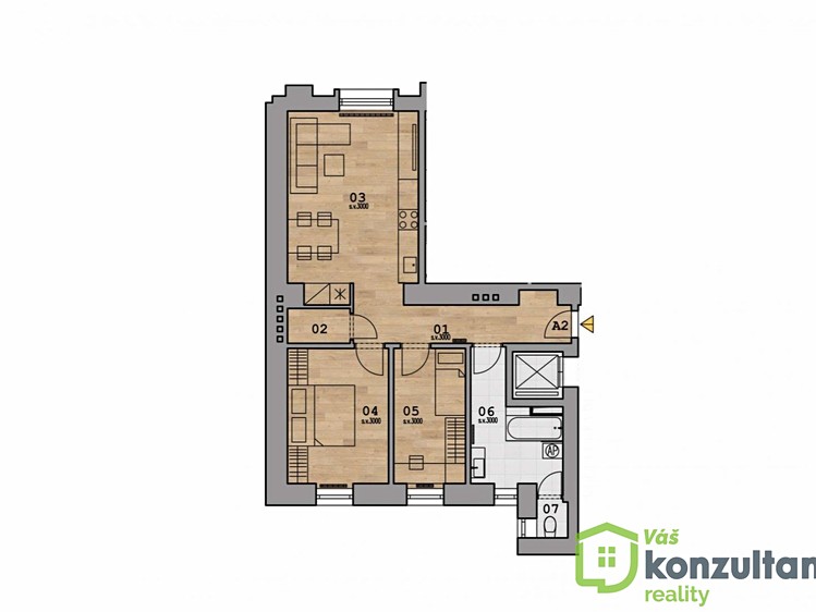Wohnung 3+kk zur Miete, 65 m² (18 von 18)