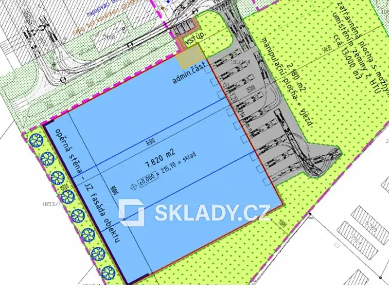 Pronájem skladového prostoru 2500 m², Kolín – náhled fotky 2