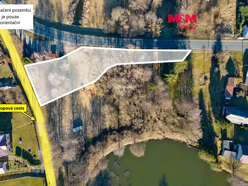 Prodej stavebního pozemku 1672 m², Stráž – náhled fotky 1