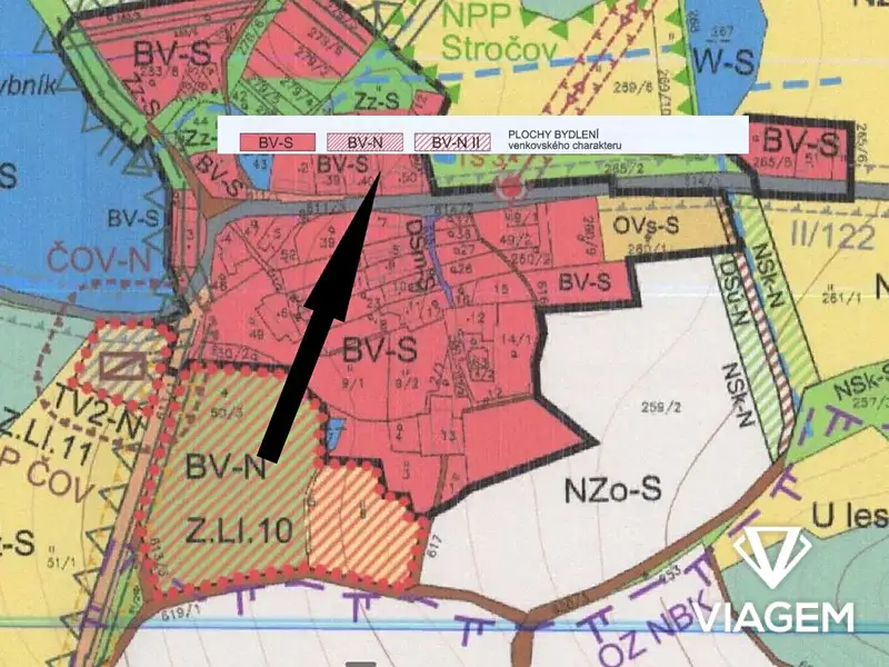 Prodej stavebního pozemku 1838 m², Borotín – náhled fotky 2