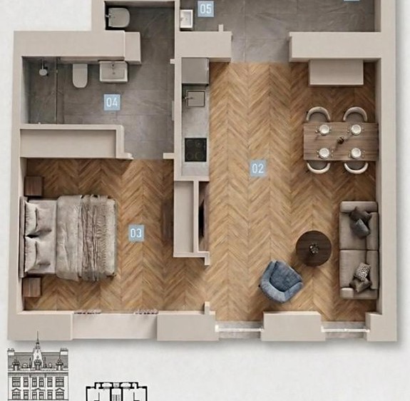 Prodej bytu 2+kk, 62 m² (15 z 18)