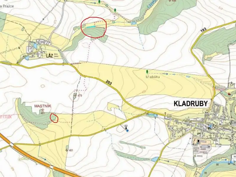 Prodej pozemku 1234 m², Kladruby – náhled fotky 3